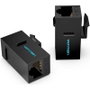 Vention IPGB0 Adaptador RJ45 Cat6 UTP Keystone Jack Negro